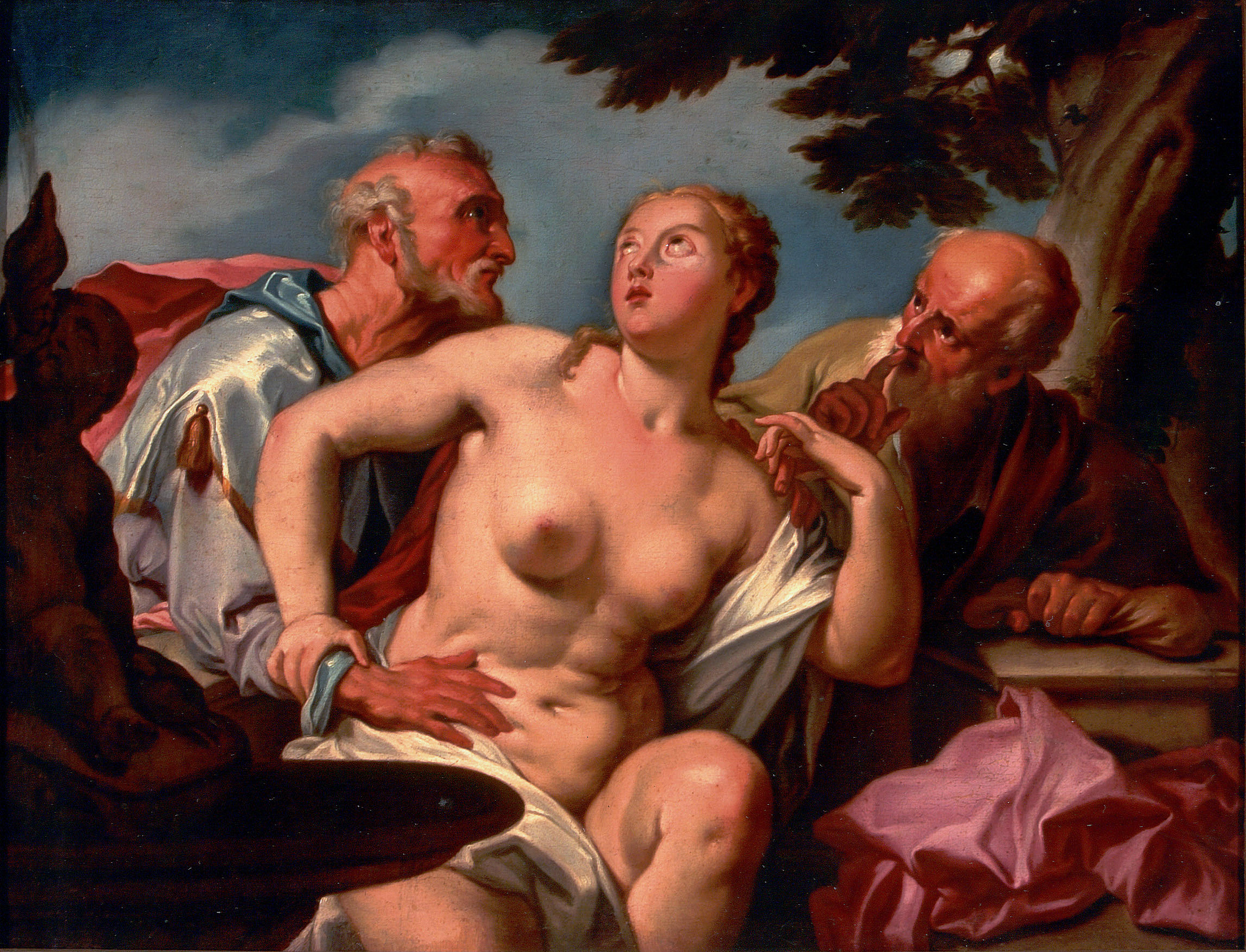 Susanna suprised by the elders